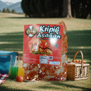 KERIPIK OPAK PEDAS SAMBAL BALADO ASAHAN