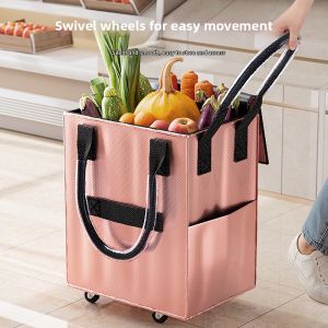 KUWUBIANJING | Wheeled Folding Trolley Bag