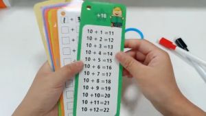 DreamBaby Latihan Penjumlahan Flash Card Tabel Matematika Alat Belajar Matematika