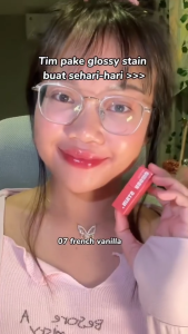 Emina Glossy Stain 3g - Melty Gel Lip Tint Glossy Finish Tahan Lama dan Melembabkan