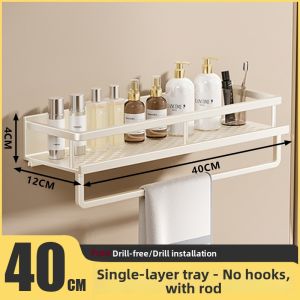 Wall Mount Storage Rack Bathroom