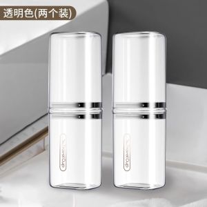 Portable Travel Toothbrush Cup Dental Kit Mouthwash Glass Storage Box Creative Bathroom Tools for Students Outdoor Activities