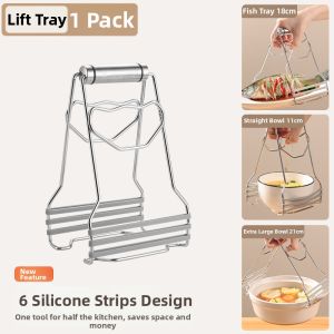 MRUN | Stainless Steel Anti-scalding Slip-resistant Bowl Tongs
