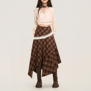 KEIKO | Chân Váy Xòe A-Line Bohemian Có Móng