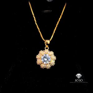 M1660 Mặt và Dây chuyền nữ đính đá CZ lấp lánh JOJO