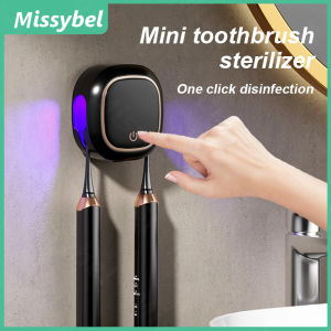 2025 Intelligent Drying UV Toothbrush Disinfectator/Toothbrush Storage UV Sterilization/Non punching Toilet Wall Mounted Storage Rack Electric Toothbrush Storage Rack