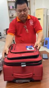 [CHÍNH HÃNG] Vali kéo vải size xách tay cabin 20 inch LUGBRO BIZ 56L có ngăn laptop 15.6 inch khóa TSA - BH Dài Hạn