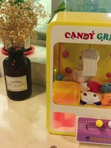 Claw Machine Electronic Candy Machine Arcade Claw Machine Retro Carnival Music And 24 specie Game Birthday Game Candy Kids Toys