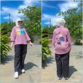 setelan kaos celana cargo viràl bahan katun strecc  30s. 