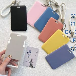 Macaron thẻ ID xe buýt bảo vệ Bìa trường hợp sinh viên thịt Keyring thẻ truy cập khuôn viên cửa Ví đựng thẻ tín dụng Bộ Túi Móc chìa khóa