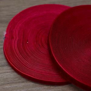 5-10yards Wine Red Color Velvet Ribbons Single Face Flocking Webbing For DIY Wedding Christmas Party Gift Bouquet Wrapping Decor