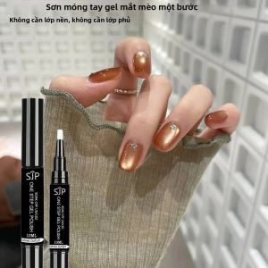 Sơn Móng Tay Dạng Gel Mắt Mèo 10ml Phủ UV Không Cần Lớp Nền Hoặc Lớp Phủ Trên Cùng Món Quà Giáng Sinh Hoàn Hảo