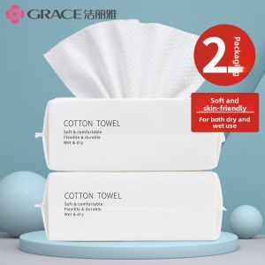 GRACE | Disposable Facial Wipes for Women Thick Extractable Dry & Wet Use