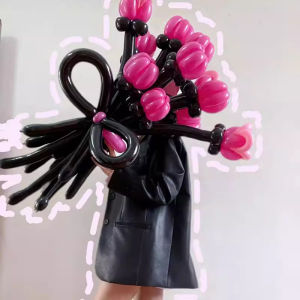 Valentines Day Balloon Bouquet Proposal Rose Red Tulip Rose DIY Material Package Surprise Birthday Photo Certificate