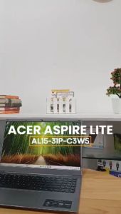Laptop Sekolah Termurah - Acer Aspire Lite AL15-31P-C3W5 / Intel N4500 / RAM 8GB / SSD 512GB / Intel UHD / 15.6" FHD IPS / Free Install Windows 11 & Tas Laptop