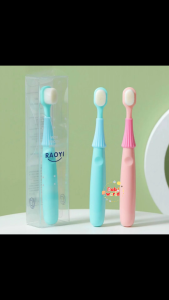Bàn Chải Đánh Răng Raoyi Cho Bé Sợi Lông Siêu Mảnh Mềm Mịn Kháng Khuẩn Tự Nhiên Giúp Làm Sạch Sâu An Toàn Nướu Lợi Bé Yêu