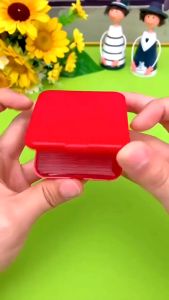 DOUBLE TAPE TRANSPARAN MINI LAKBAN 2 SISI STIKER PLASTIK PEREKAT KUAT
