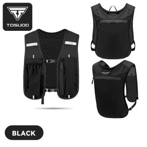 TOSUOD Cycling Hydration Vest Backpack Lightweight Reflective Breathable Running Bag For Hiking Climbing Water Bag