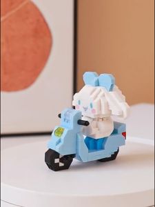 Mainan Balok Susun Sanrio Kuromi: Mainan Edukasi DIY 3DPuzzle Nano Block