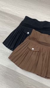 SV 6244 - Levier Skort | Silvervogue | Rok Corduroy Pakaian Kasual Wanita
