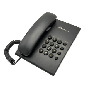 Corded Telephone Basic Landline Telephone  KX-TS500MX for Home Office Hotel White & Black Desktop Analog Phone Desktop Phone