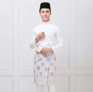 SAYED COLLECTION MENS TRADITIONAL DRESS SLIMFIT PREMIUM JUBAHS TEAL BLUE ASH BLUE