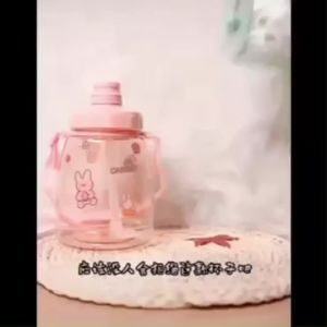 Cute Minimalistic Assorted Soft Shades Maximum Volume Refillable Water Bottle大肚水杯