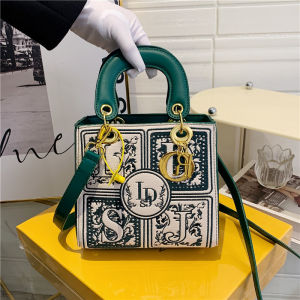 Fashionable Embroidered Tote Bag Womens Handbag Crossbody Design Elegant Lady Bag Soft PU Leather Casual Style
