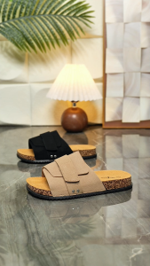 BK-03 FLAT SANDALS FOR LADIES DOUBLE STRAP DESIGN