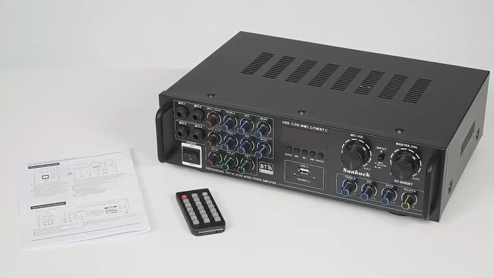 6000w Power Amplifier Bluetooth Version Stereo 5 Channel Hifi Stereo