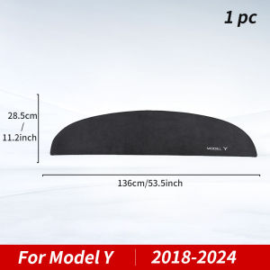 Anti-UV Dashboard Cover For Tesla Model 3 Y S Highland 2024 2023 2022 Center Console Accessories Dash Mat Protector Pad Sunshade