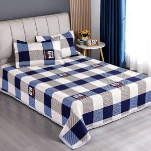 Double-sided Quilted Non-wrinkle Slip-resistant Bed Cover