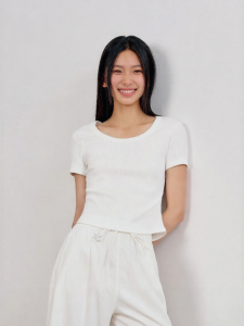 Semir | Cool Sensation Short Sleeve Summer Tight-fitting Large Round Neck Basic T-Shirt