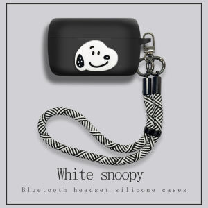 Panasonic Technics EAH AZ100 Bluetooth Earphone Silicone Protective Case Anti-fall Soft Shell Wrist Strap Lanyard Creative Cartoon