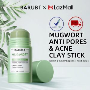 Barubt Ocean Pore Clay Stick Tongkat Masker Lumpur Laut Face Skincare Wajah Melembabkan 40g Strawberry Mud Stick Mask