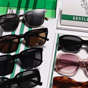 Gentle Fawn Kacamata Sunglasses Polarized Anti Silau Bentuk Kotak Bahan TR90+Acetate Kuat Kokoh Fashion Pria Wanita Trendy Style 5604