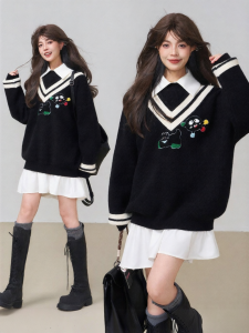 KEIKO | Áo Sweater Kiểu Tầng