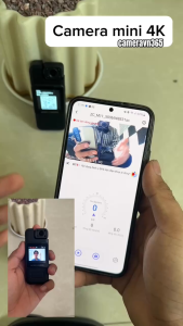 Máy quay phim du lịch không dây chất lượng 4K sắc nét camera quay phim mọi nơi có hỗ trợ wifi kết nối điện thoại