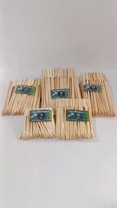 ไม้เสียบหัวธง ยกลัง 20 ห่อ ขนาด 912151820 cm. (100เส้น/แพ็ค) ไม้แหลม ไม้เสียบอาหาร ไม้ธง