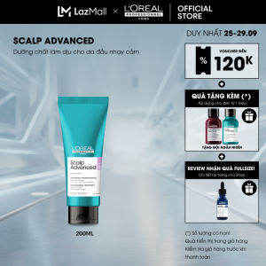 Dưỡng chất xả cấp ẩm làm dịu & cân bằng da đầu và tóc chuyên nghiệp Scalp Advanced 200ml