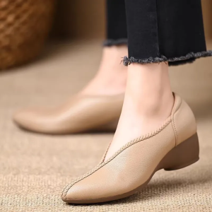 Giày Bệt Đế Xuồng Mũi Nhọn Kiểu Lười Dành Cho Nữ Thoải Mái Đa Năng Thích Hợp Đi Làm Đi Lại Hàng Ngày Và Mặc Thường Ngày Chất Liệu Trên Bằng Chất Liệu Tổng Hợp