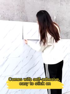 20PCS Marble Design Tiles for Bathroom Wallpaper Self-Adhesive Imitation Tile Wall Sticker Waterproof Moisture-Proof
