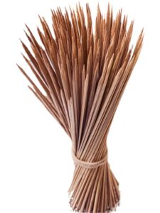 Carbonized Black Label Oil Skewer BBQ Cold Pot Ceremonial Chicken 9.6 Pounds Guangdong Bamboo Skewers Outdoor Camping Cooking