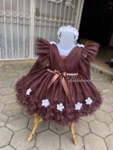 Dress anak perempuan berbahan halus lembut nyaman Fluffy dress cantik fashion