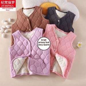 JIFANPAUL | Warm Insulated Sleeveless Jacket Childrens Winter Wear