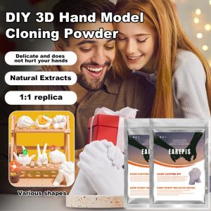 Hand Mask Plaster Diy Homemade Couple 3d Three-Dimensional Hand Model Clone Powder Handmade Homemade Material Souvenir Making