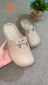 TAKIDTOO Sandal Wanita Terbaru 2025 Sepatu Sandal Wanita Karet Mules Korean Style