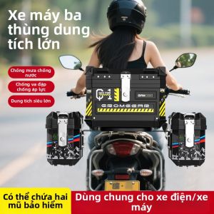BONINGYU | Waterproof Quick-install Large Capacity Motorcycle Trunk
