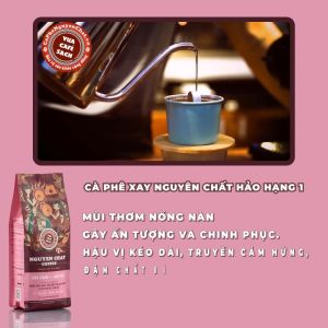 Cà phê sữa đá xay 1 nguyên chất chuẩn vị tinh túy mùi thơm đậm đà đặc trưng theo phong cách Ý phù hợp với phái nữ - 250g