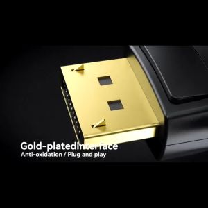 Vention DP 1.4 Cable 8K Ultra HD Resolution 1080P 240Hz High Refresh Rate DP Gaming Male to Male Cable